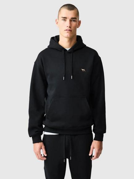 Rodd & Gunn Otago Cotton Blend Hoodie, Noir