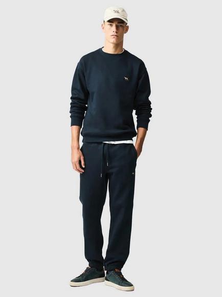 Rodd & Gunn Otago Crew Neck Cotton Blend Sweatshirt - view 2, Eclipse