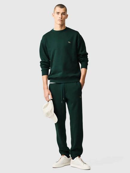 Rodd & Gunn Otago Crew Neck Cotton Blend Sweatshirt - view 2, Forest