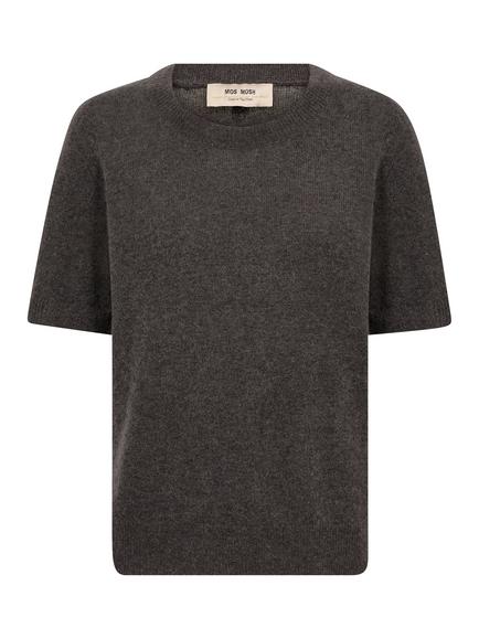 MOS MOSH Mmmape Short Sleeve Knit Top, Subterranean, Subterranean