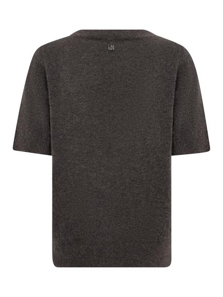 MOS MOSH Mmmape Short Sleeve Knit Top, Subterranean - view 2, Subterranean