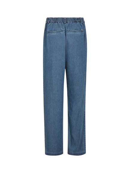 MOS MOSH Mmbai Straight Elasticated Back Jeans, Blue - view 2, Blue