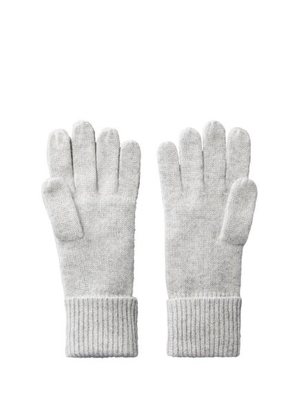 Calvin Klein Cashmere Gloves - view 2, Light Grey