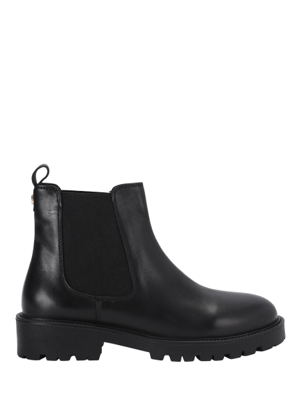 Carvela Amara Chelsea Leather Boots, Black, Black