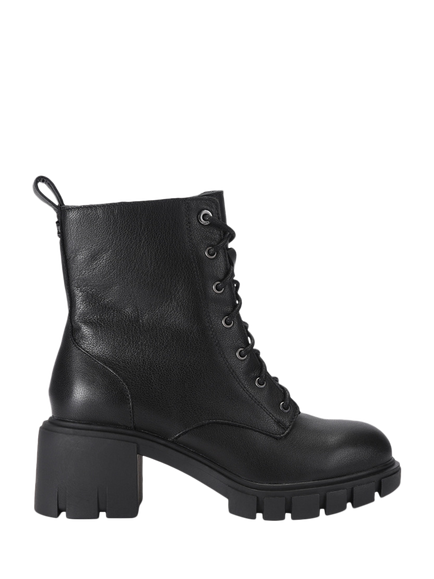 Carvela Ignite Lace Up Leather Boots, Black, Black