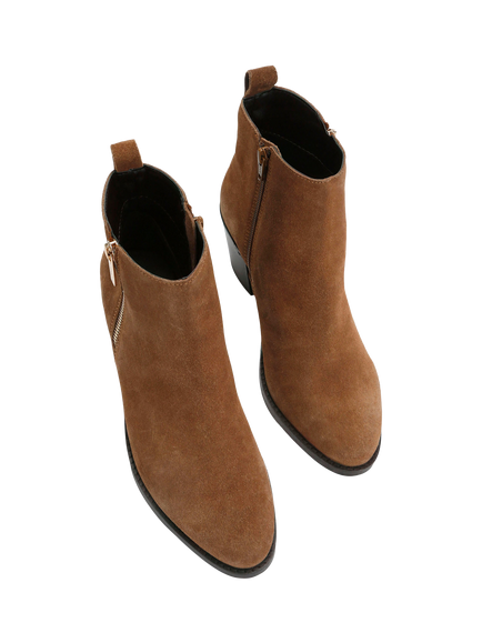 Carvela Secilly Suede Ankle Boots, Tan - view 2, Tan