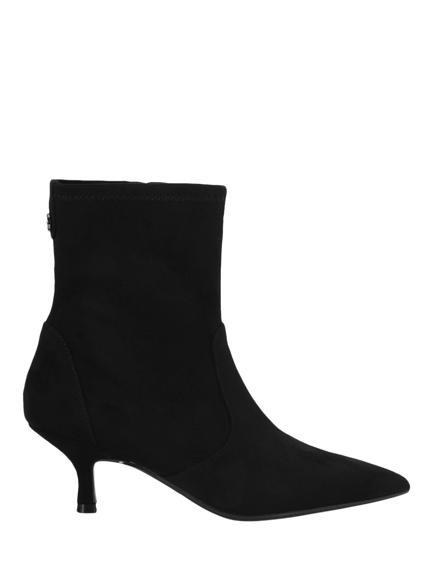 Carvela Spirit 60 Suedette Kitten Heel Ankle Boots, Black