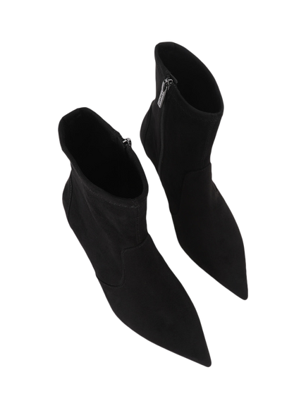 Carvela Spirit 60 Suedette Kitten Heel Ankle Boots - view 2, Black