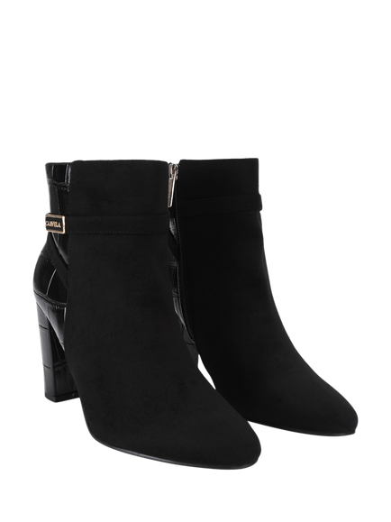 Carvela Tempt Trim Ankle Boots, Black - view 2, Black