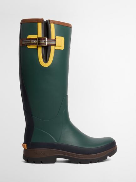 Barbour x Paul Smith Wellington Boots, Bottle Green, Bottle Green