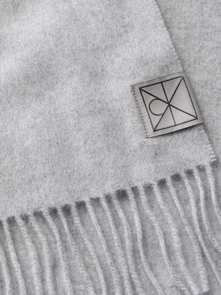 Calvin Klein Pure Cashmere Scarf, Light Grey - view 2, Light Grey