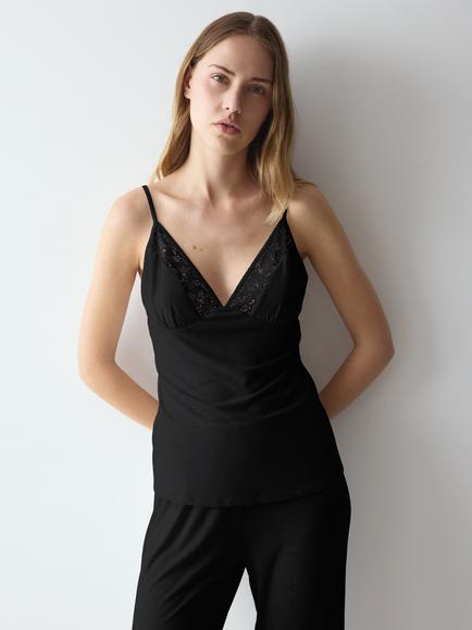 Triumph Comfort Allure Camisole, Black, Black