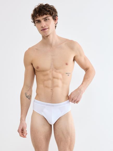 sloggi SLG Base Cotton Blend Briefs, Pack of 2, White, White