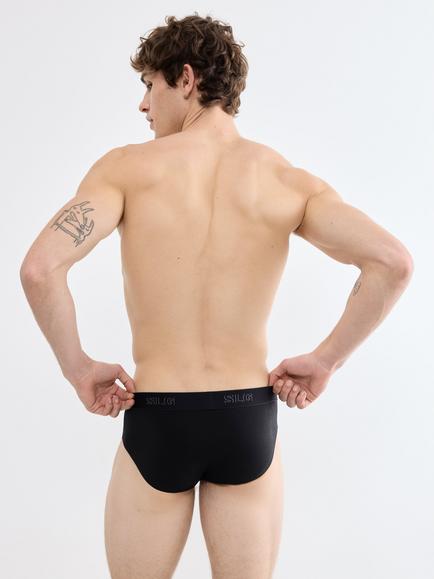 sloggi SLG Base Cotton Blend Briefs, Black - view 2, Black