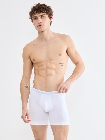 sloggi SLG Base Cotton Blend Boxer Shorts, White, White