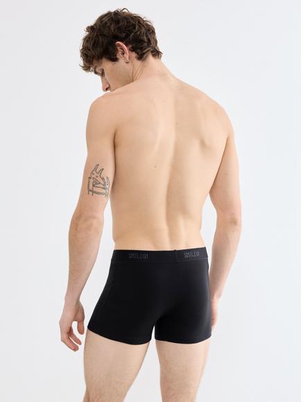sloggi SLG Base Cotton Blend Trunks, Black - view 2, Black