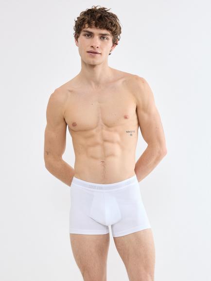 sloggi SLG Base Cotton Blend Trunks, White, White