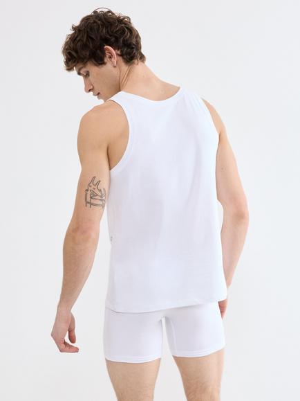 sloggi SLG Base Cotton Blend Tank Top, White - view 2, White
