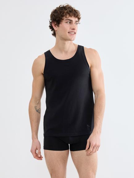 sloggi SLG Base Cotton Blend Tank Top, Black, Black