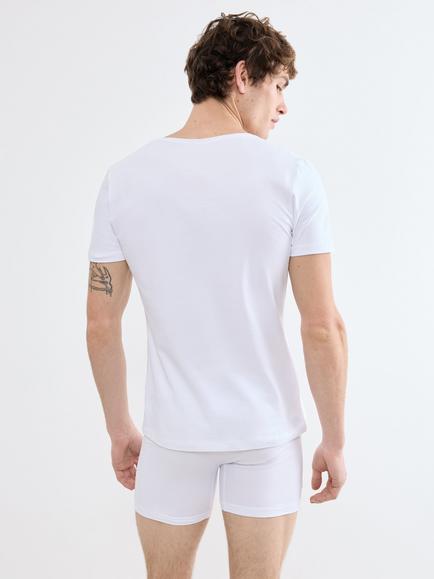 sloggi SLG Base V Neck Undershirt, White - view 2, White