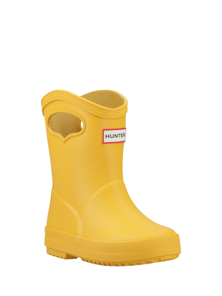 Hunter Kids' First Classic Wellington Boots - view 2, Yellow