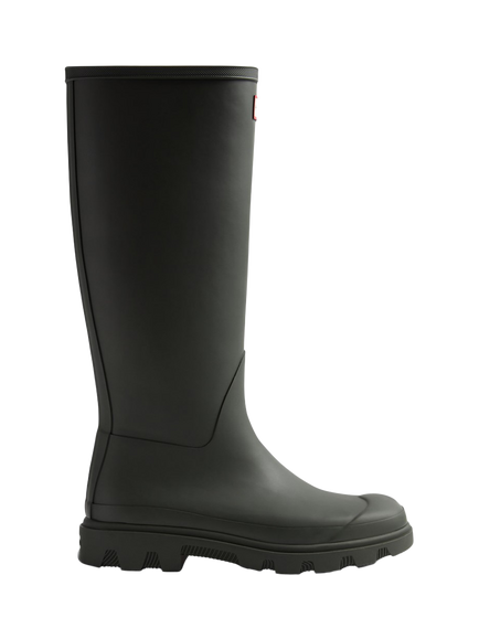 Hunter Unisex Downpour Tall Wellington Boots, Dark Olive, Dark Olive