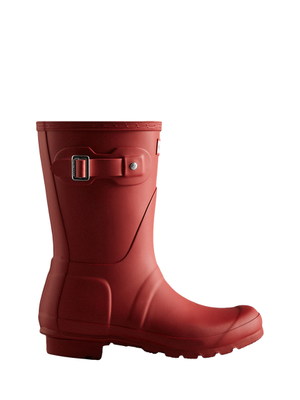 Hunter Original Short Wellington Boots, Red, Red