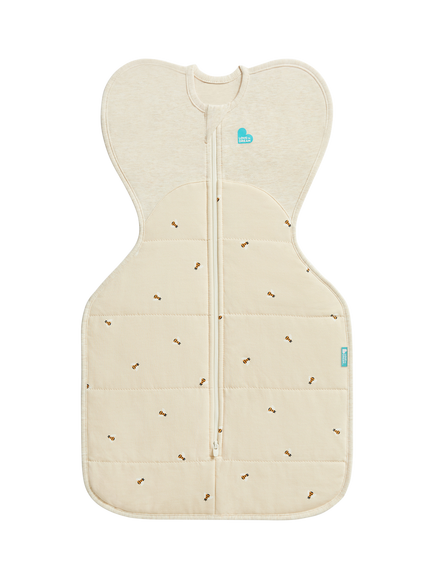 Love to Dream Swaddle Up Baby Sleeping Bag, 2.5 Tog, Oatmeal Bees, Oatmeal Bees