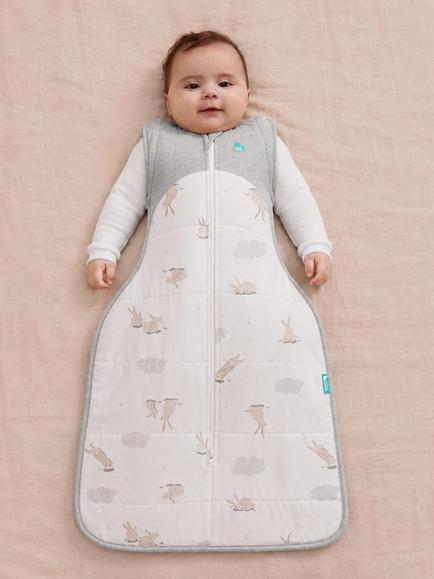 Love to Dream Swaddle Up™ Cloud Bunnies 2-in-1 Transition Baby Sleeping Bag, 2.5 Tog, Plum - view 2, Plum