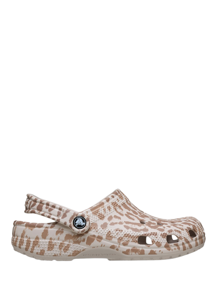 Crocs Classic Pop Animal Clogs, Cocoa Cream, Cocoa Cream
