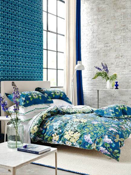 Designers Guild Eleonora 200 Thread Count Reversible Duvet Cover Set, Multi - view 2, Multi