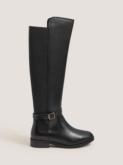 Monsoon Milly Knee High Boots, Black