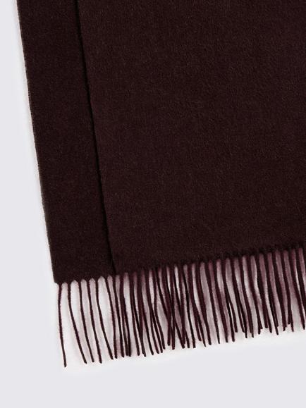 Moss Lambswool Rich Scarf, Burgundy - view 2, Burgundy