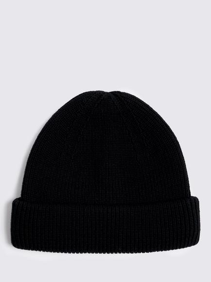 Moss Fisherman Beanie, Black, Black