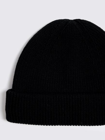 Moss Fisherman Beanie, Black - view 2, Black
