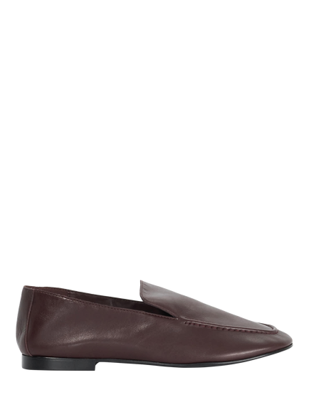 Dune London Gurl Leather Loafers, Burgundy, Burgundy