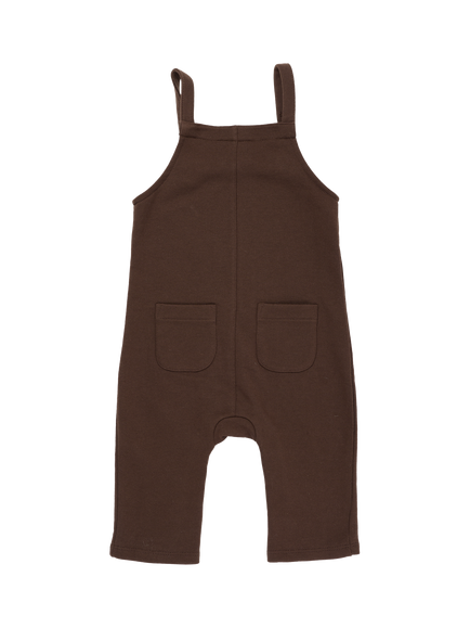 Oafy by Lazy Oaf Baby Worm Dungareees, Brown - view 2, Brown