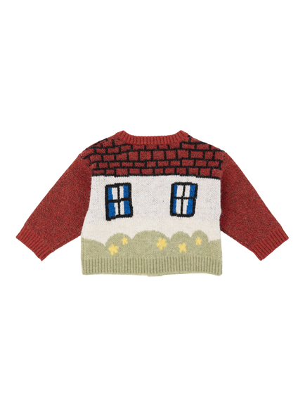 Oafy by Lazy Oaf Baby House Cardigan, Brown - view 2, Brown
