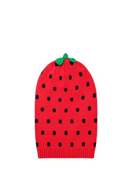 Oafy by Lazy Oaf Baby Strawberry Balaclava, Red - view 2, Red