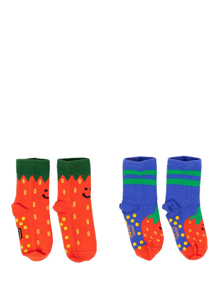 Lazy Oaf Baby Strawberry Sock Set, Red, Red