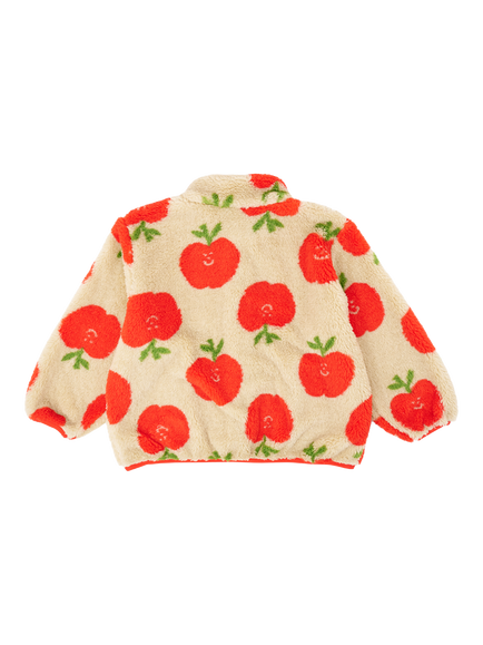 Oafy by Lazy Oaf Kids' Apple Fleece Jacket, Red - view 2, Red