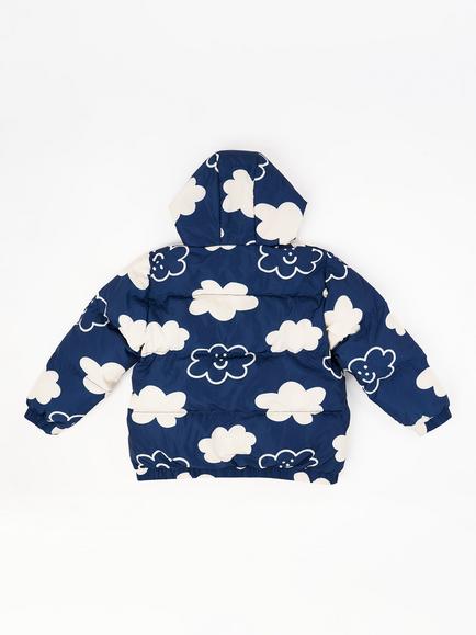 Oafy by Lazy Oaf Kids' Clouds Puffer Jacket, Blue - view 2, Blue