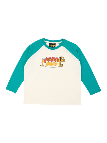Lazy Oaf Kids' Hot Dog Long Sleeve T-Shirt, Multi - view 2, Multi