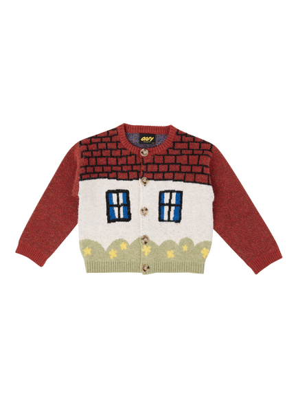 Oafy by Lazy Oaf Kids' House Cardigan, Brown, Brown