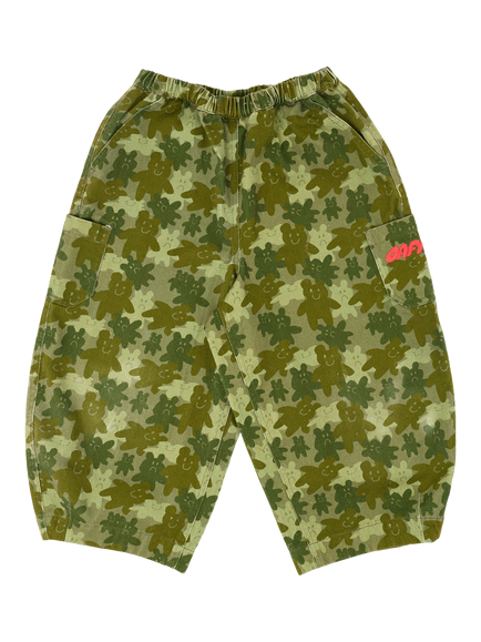 Oafy by Lazy Oaf Kids' Bears Barrel Trousers, Green - view 2, Green
