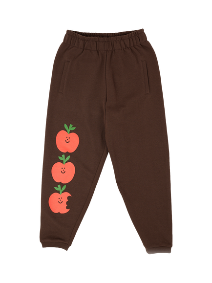 Oafy by Lazy Oaf Kids' Worm Sweatpants, Brown, Brown