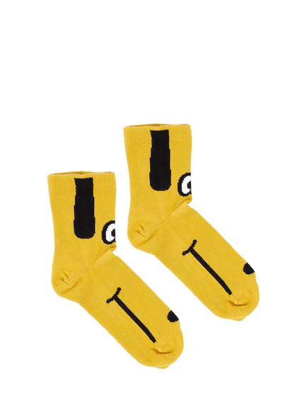 Lazy Oaf Kids' Socks, Yellow, Yellow