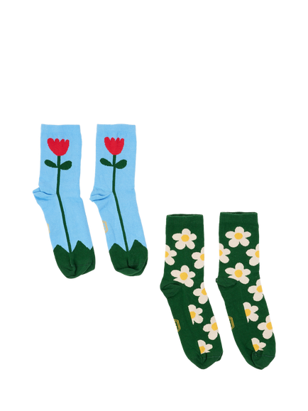 Lazy Oaf Kids' Flower Sock Set, Multi, Multi