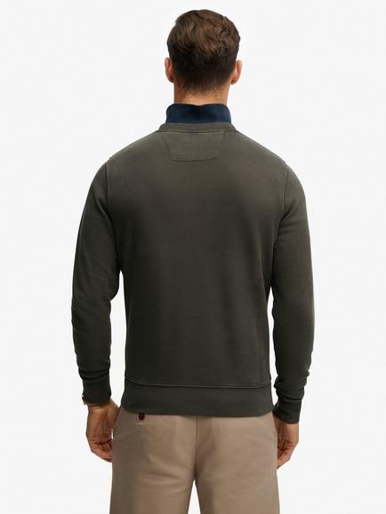 Superdry Cotton Classic Essential Sweatshirt, Washed Black - view 2, Washed Black