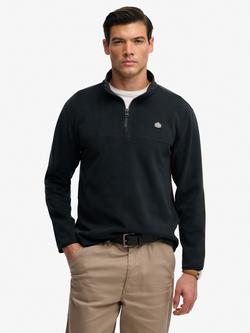 Superdry Expedition Fleece Half Zip Jumper, Eclipse Navy